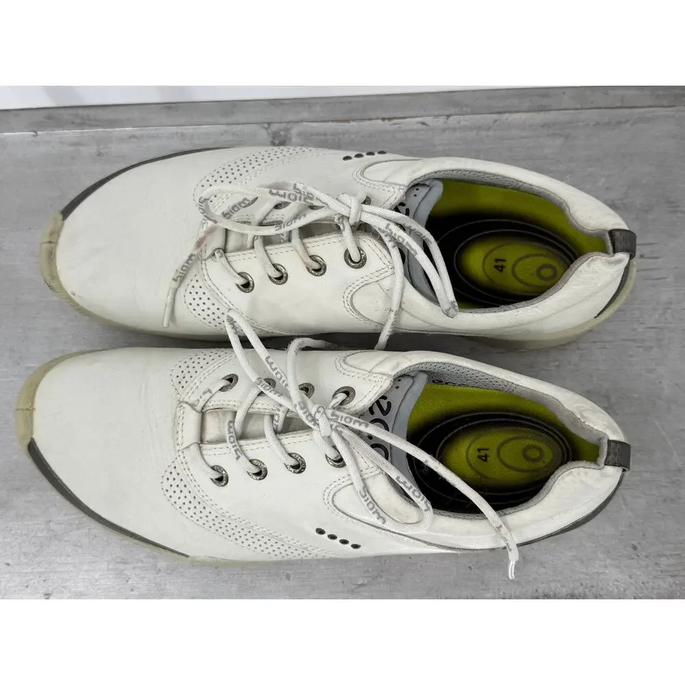 ECCO Women's BIOM Hydromax Golf Hybrid Spikeless Golf Shoes White EU 41 US 10